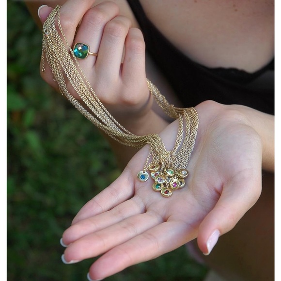 BRAND NEW - Birthstone Bottle Necklace in SEPTEMBER in SAPPHIRE. PERFECT GIFT!!! - Picture 5 of 15